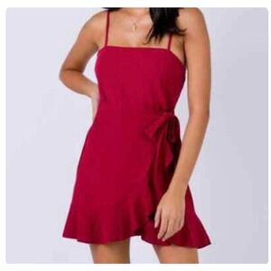 Princess Polly Caedere Mini Dress in Maroon